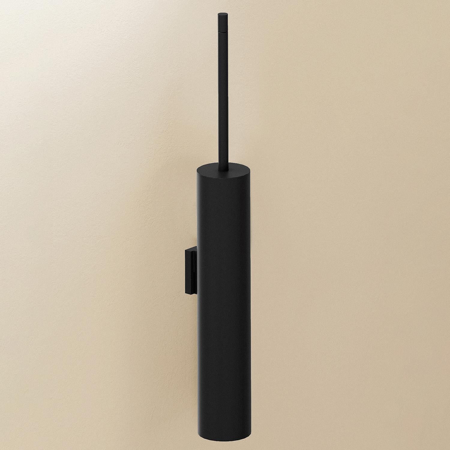 Toilet Brush & Holder, Matt Black, Micra Collection