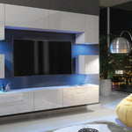 Panorama Wall Tv Unit | White