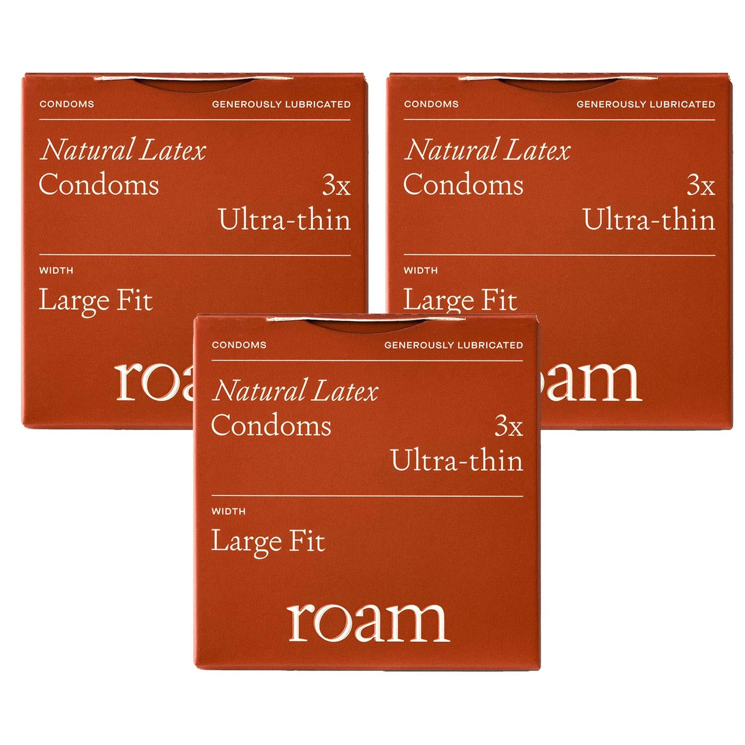 3x Ultra-thin Condoms For Safer Sex & Contraception, 9 Pack