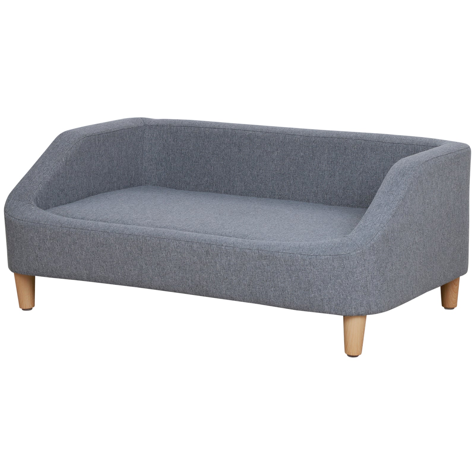 Dog Sofa Bed Cat Sofa W/ Soft Cushion For Small Medium Large Dogs | Gray