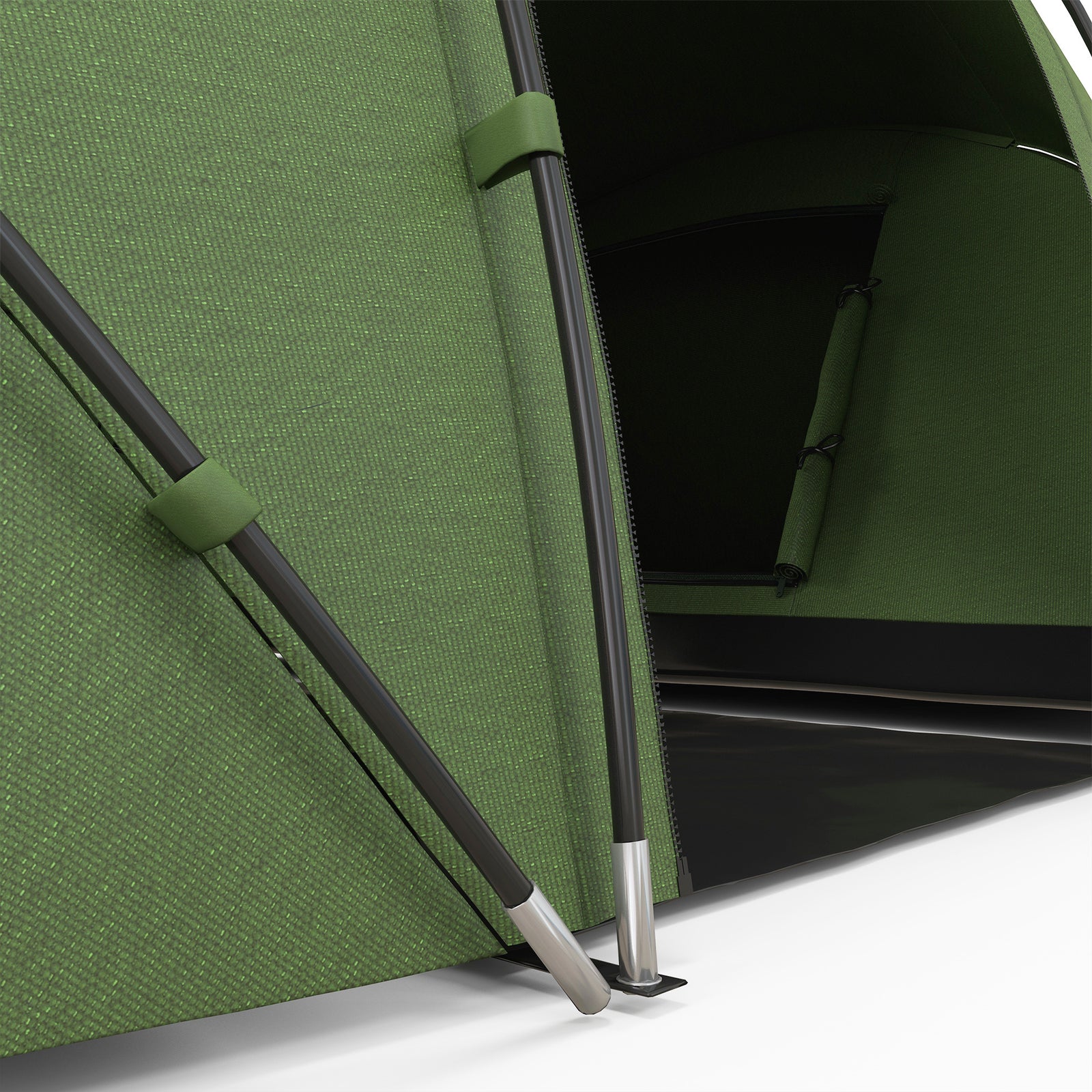 4-6 Persons Camping Tent Dome Family Travel Group Hiking | Dark Green