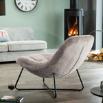 Merced Fabric Accent Chair | Silver