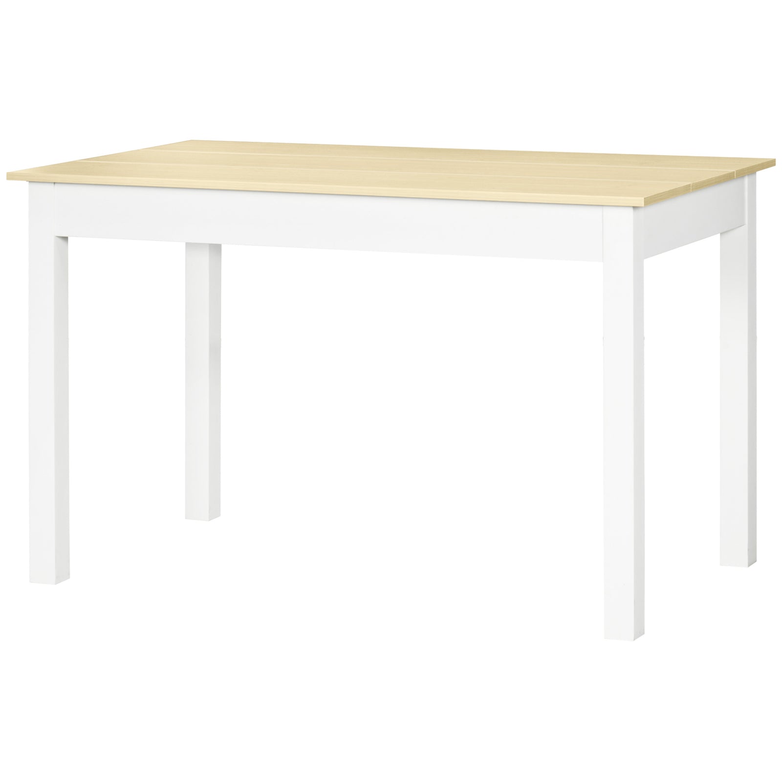 Dining Table For 4 To 6, Oak Wood Grain