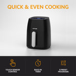 4.2l Air Fryer With Smart Touch Screen 6 Preset Cooking Modes, Non-stick Inner Pot, Overheat Protection