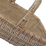 Wicker Rectangular Garden Trugs | Set-of-3 | Brown