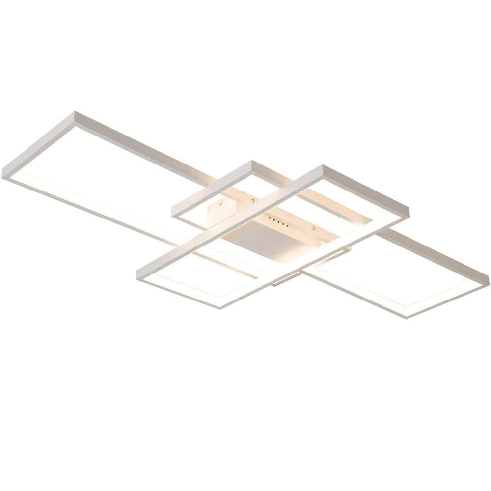 Modern 40w Integrated Led Square Ceiling Light | One Size | White