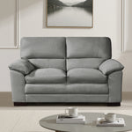 Ramona Soft Fabric 2 Seat Sofa | Grey