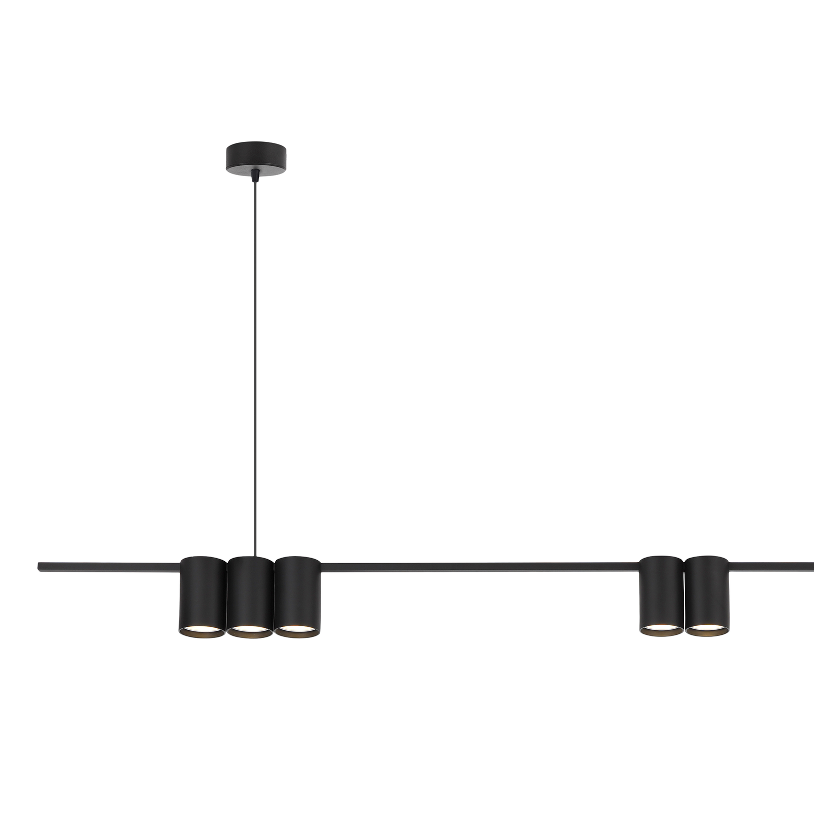 Pendant Light (strip) Genesis 7xgu10 | Black
