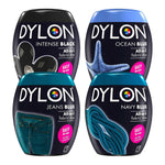 Fabric Dye Pod Multipack – Black, Navy, Jeans & Ocean Blue
