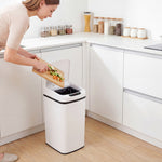 12l Sensor Bin, Automatic Touchless Motion Sensor Kitchen Bin | White