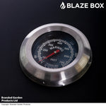 Blazebox 24" Trolley Charcoal Bbq Grill & Smoker