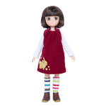 Rosie Boo Doll with Bunny Dress, 18cm Tall