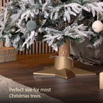 Premium Christmas Tree Stand With 1l Water Reservoir | Gold