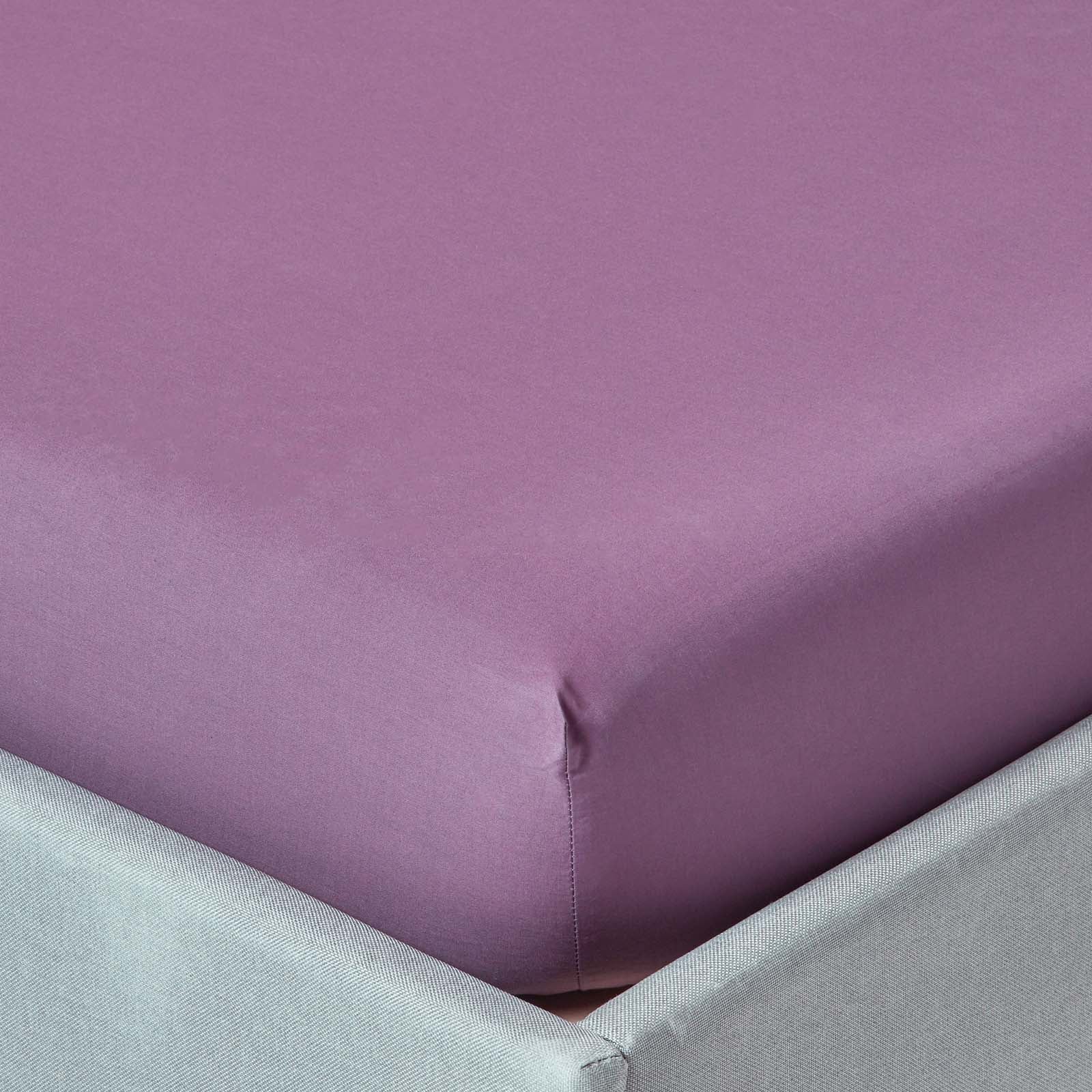 Egyptian Cotton Fitted Sheet 200 Tc | King | Grape