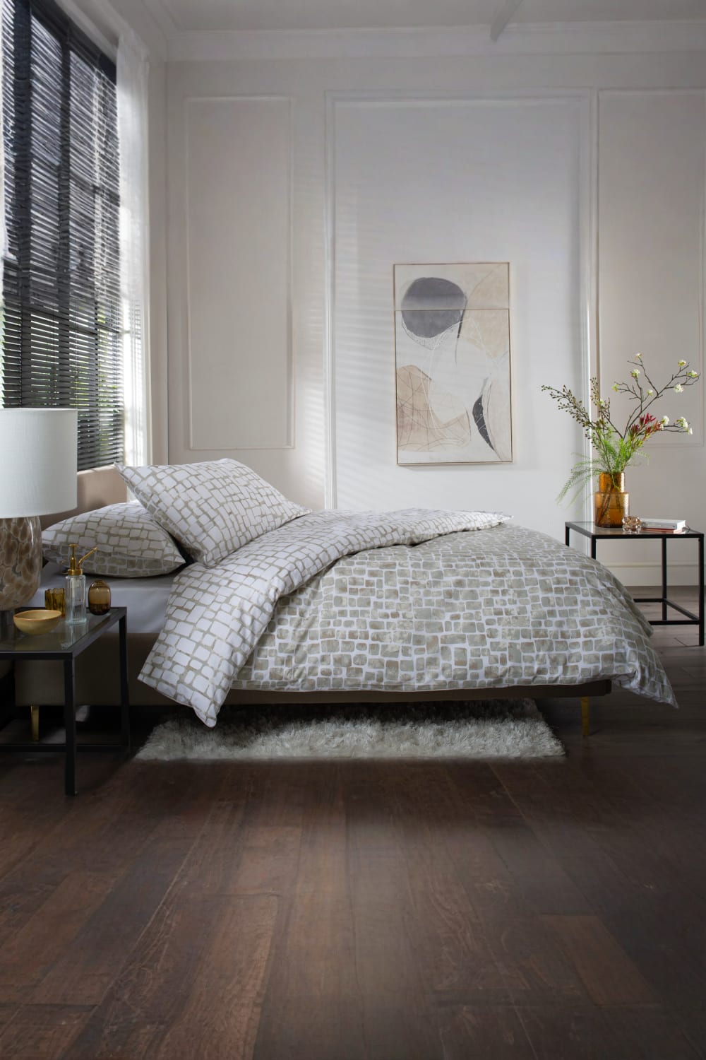 Tulle Extrasoft 100% Cotton Duvet Cover Set – Soft & Breathable Bedding | Double | Natural