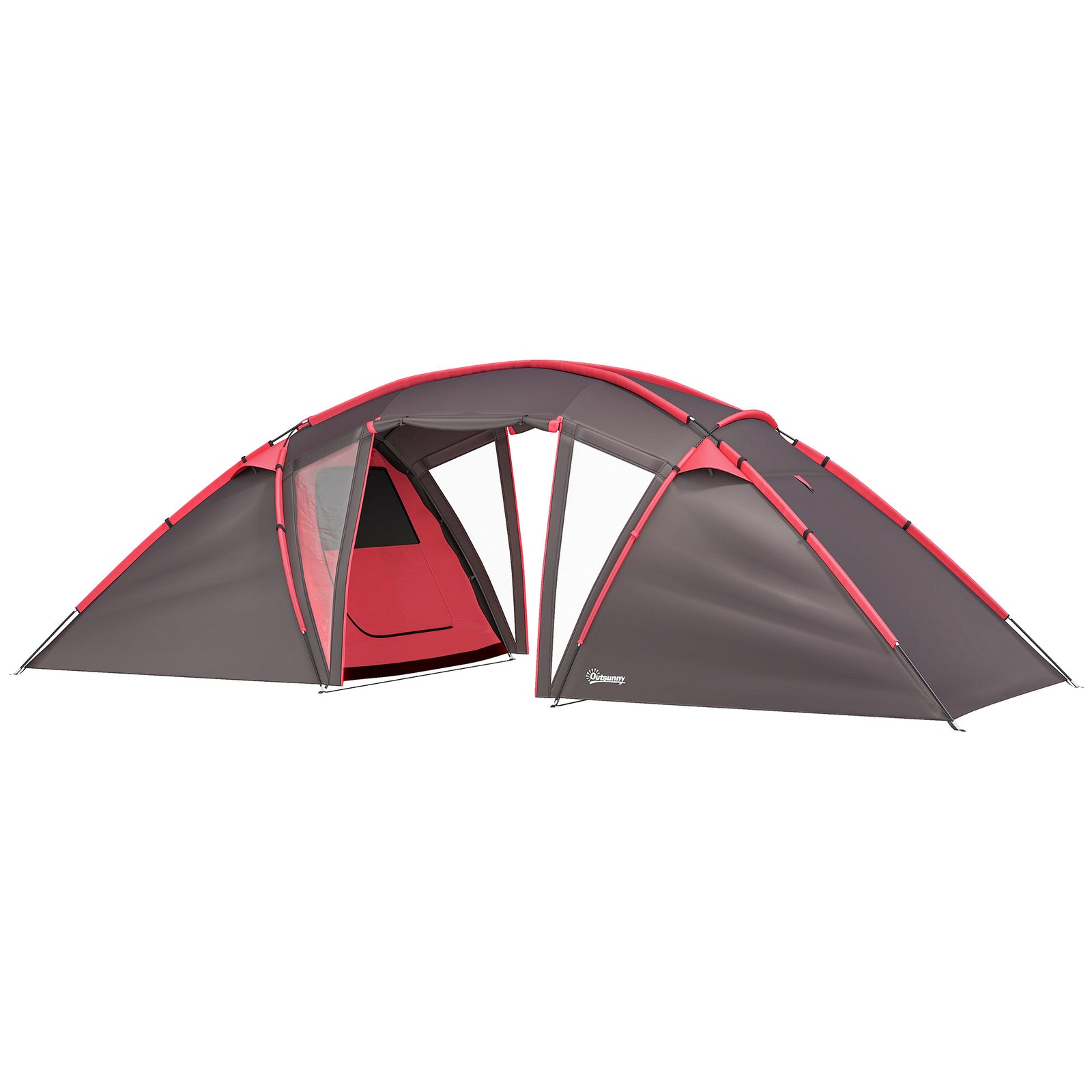 4-6 Man Family Tent, 2 Bedrooms, Living Room