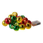 Multicoloured Christmas Ball Ornament String Lights Battery Powered