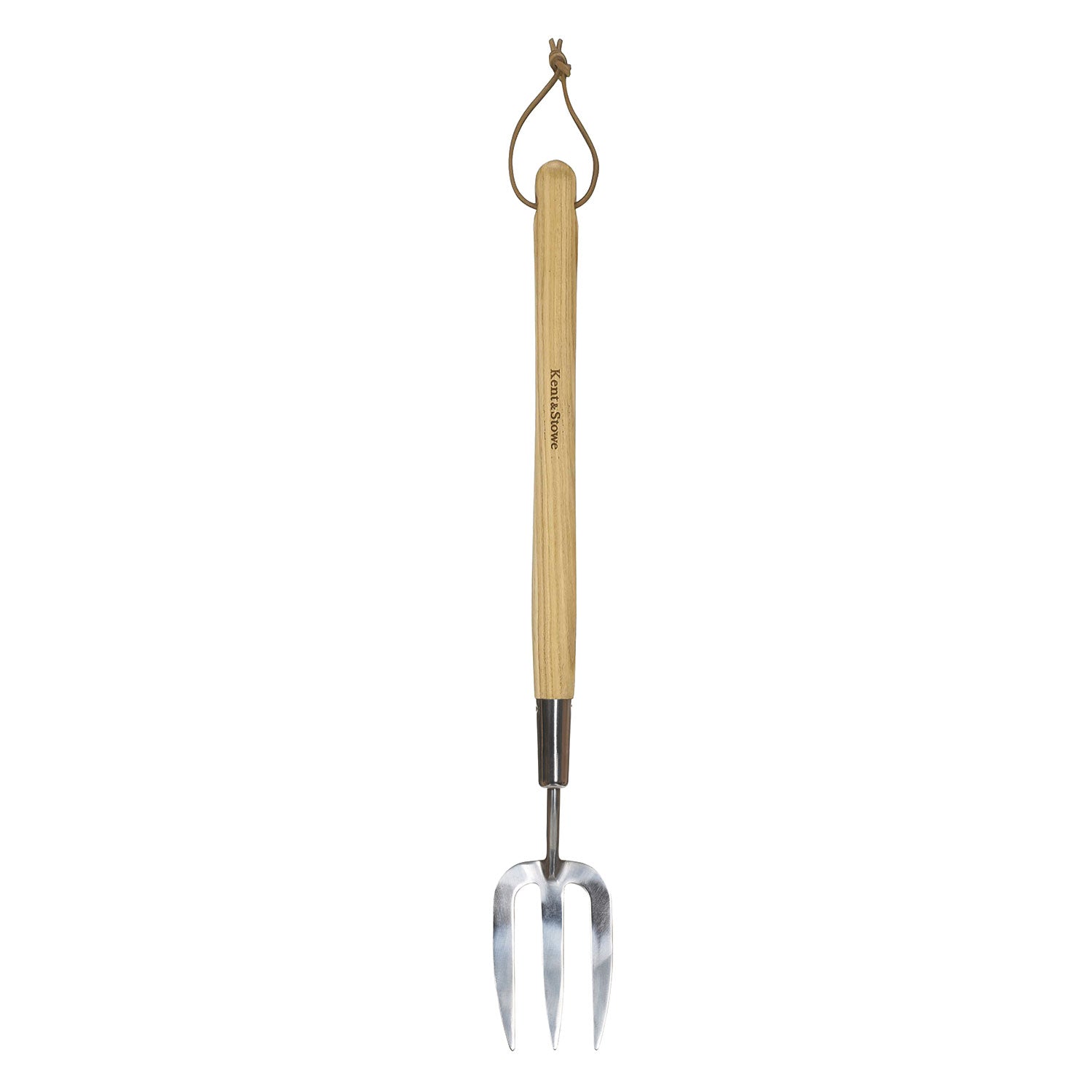 Stainless Steel Border Hand Fork With Ash Handle