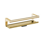Bathroom Shelf, Organizer, Glass Wiper, Architect S+ Collection | Gold