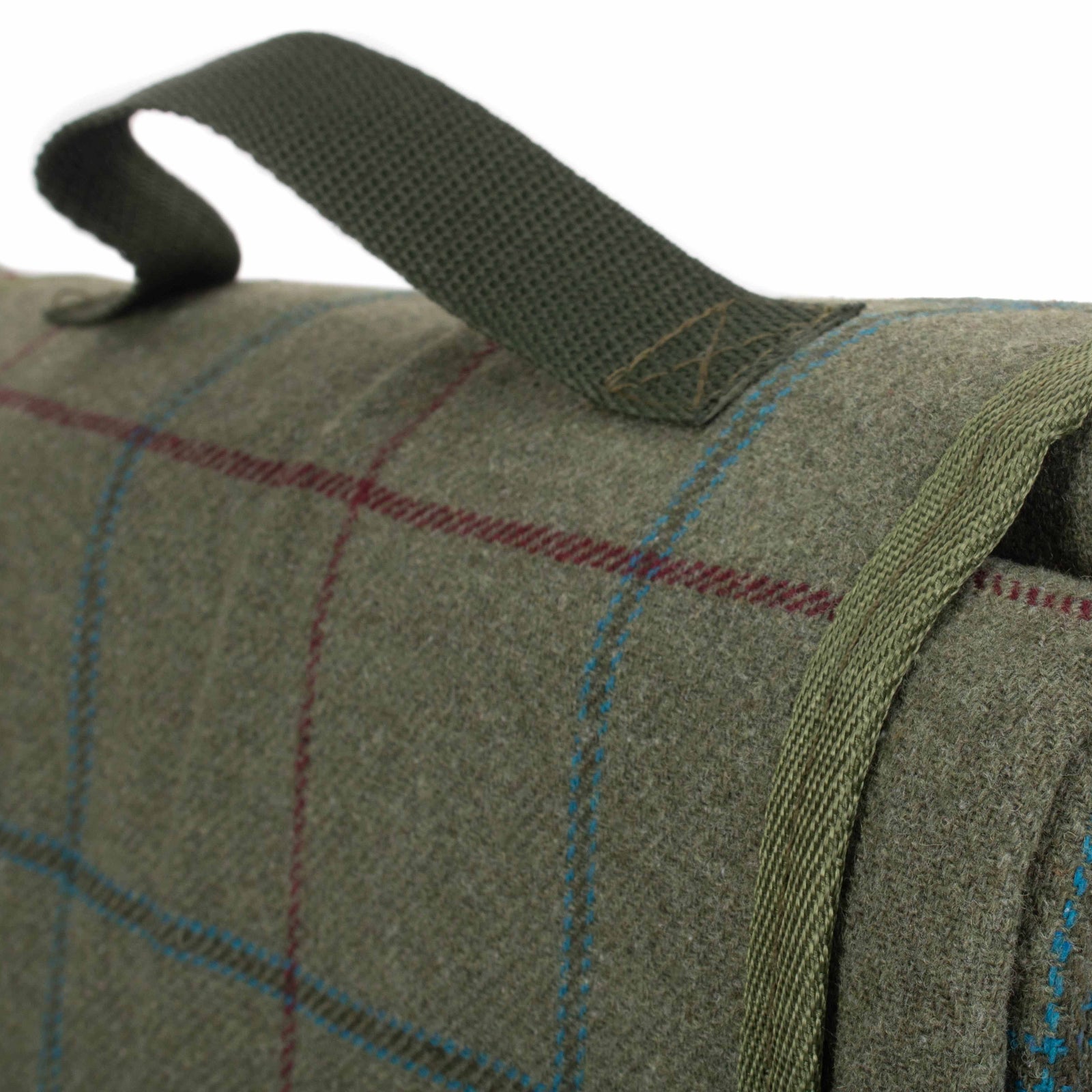 Luxury Green Tweed Picnic Blanket