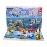 Advent Calendar Building Block Blind Box – Ocean Animals Series | Holiday Countdown Toy Set