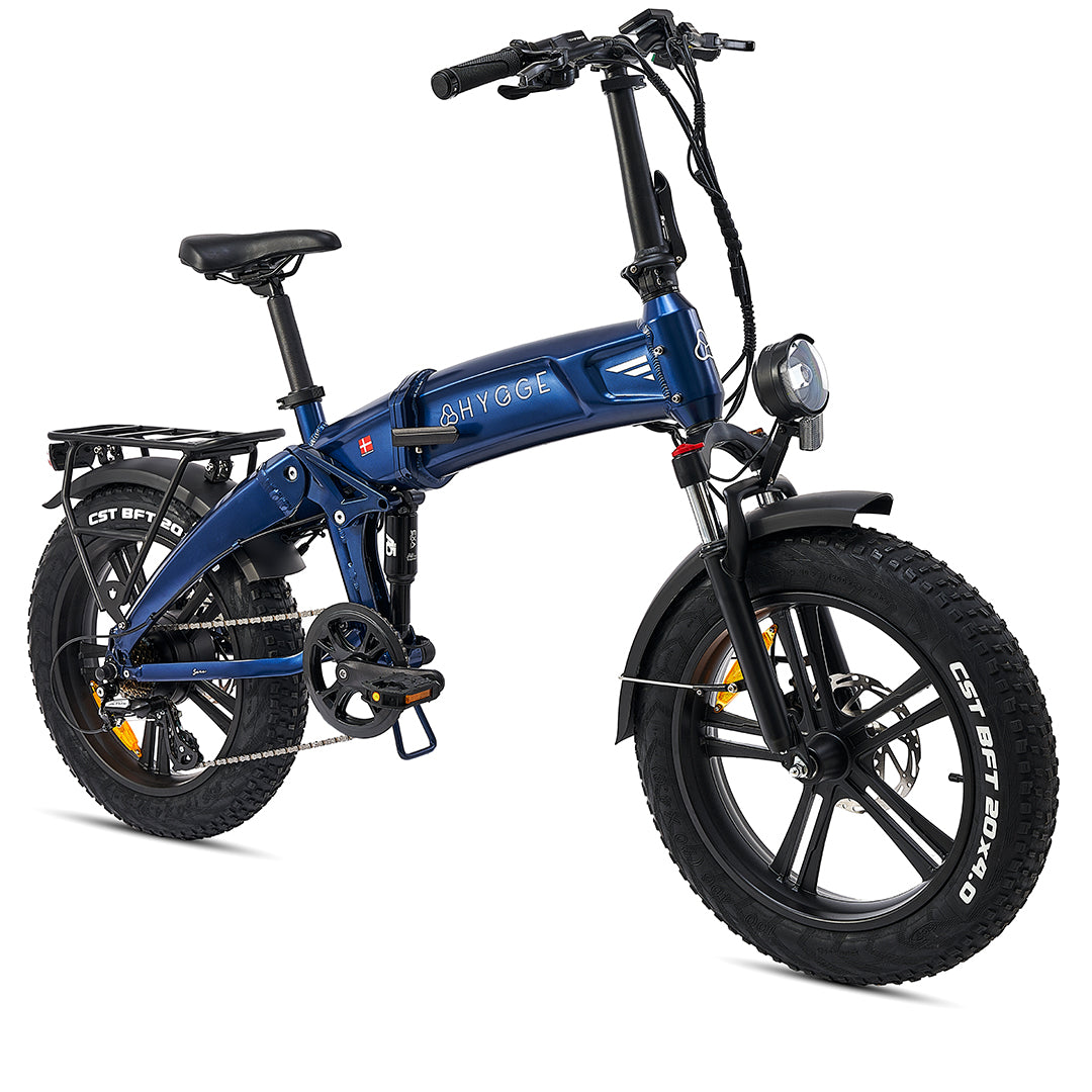 Soro 2025 Electric Folding Bike High Power E-bike | Royal Blue