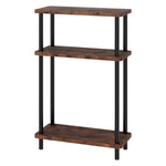 Levede Slim Side Table 3 Tier Narrow Sofa End Table Bedside Storage Stand