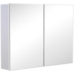 Mirror Cabinet Double Door Wall Mounted Modern Storage