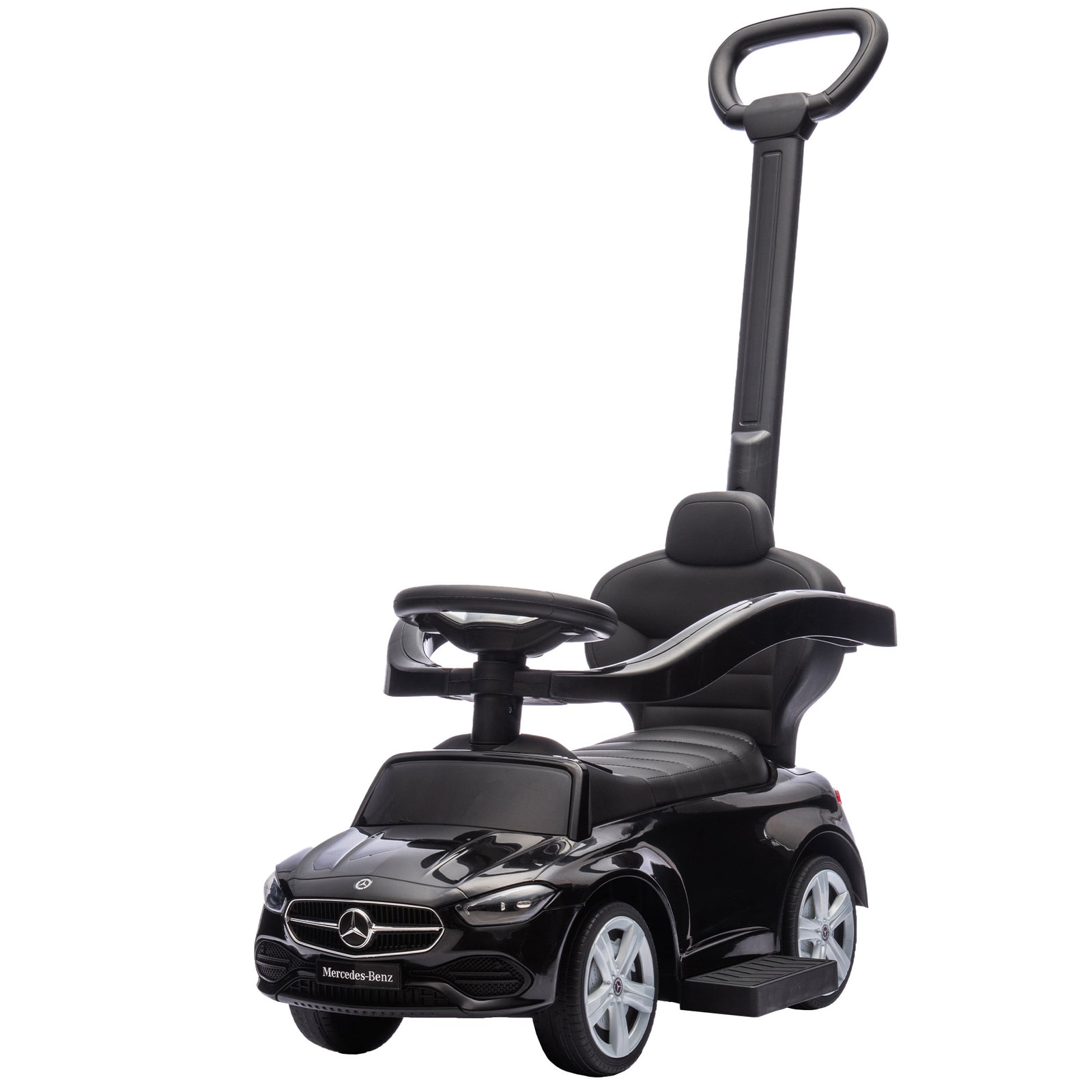 AIYAPLAY 2 In 1 Baby Ride On Push Car Mercedes-benz C-class Licensed
