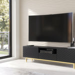 Diamond Luxe Tv Unit 180cm - Deco | Black