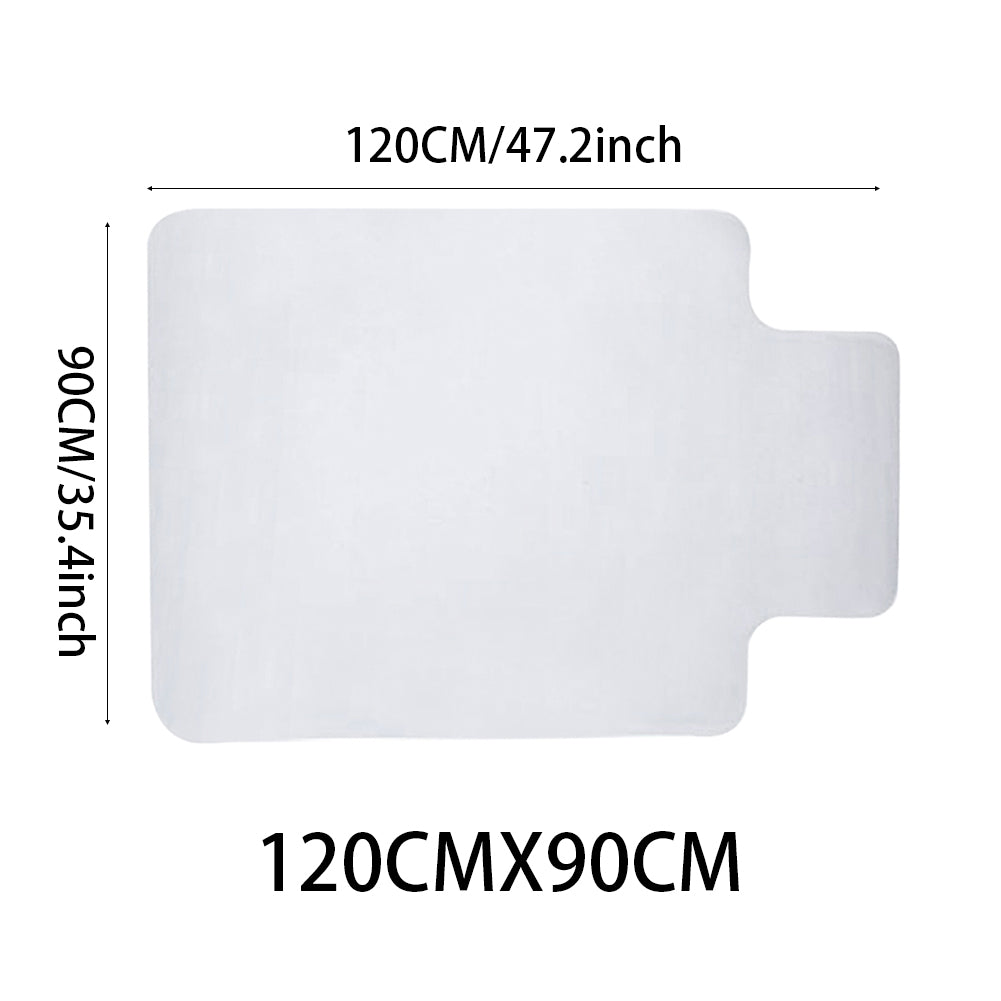 Pvc Clear Non-slip Office Chair Desk Mat Floor Carpet Floor Protector | Large