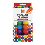 Kids Stackable Crayons (retro Rainbow)