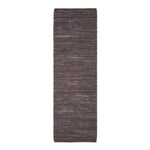 Denver Leather Woven Rug | 200cm | Brown