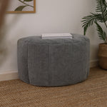 Remi Fine Cord Bean Bag Pouffe | Charcoal