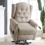 Crawley Electric Riser Recliner With Massage And Heat | Beige