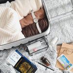 45x36x20cm Lightweight Underseat Cabin Carry On Suitcase - 100+ Airline Approved - Hard Shell Luggage - 4 Wheels | 45 x 36 x 20cm | Silver