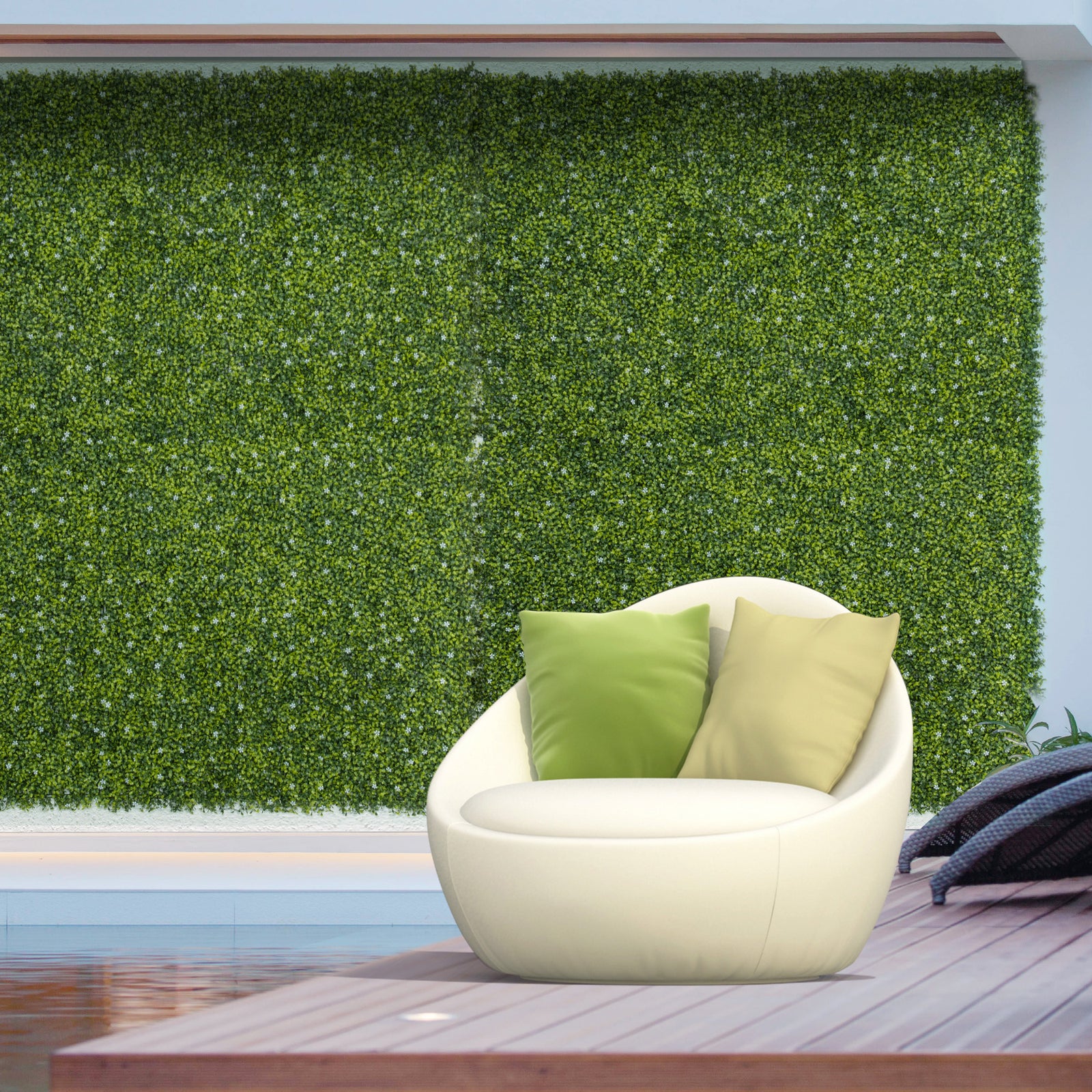 12pcs Artificial Boxwood Panel 50cm X 50cm