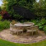 2.7m Led Tilt Parasol | Black