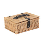 Wicker Buff 30cm Picnic Basket