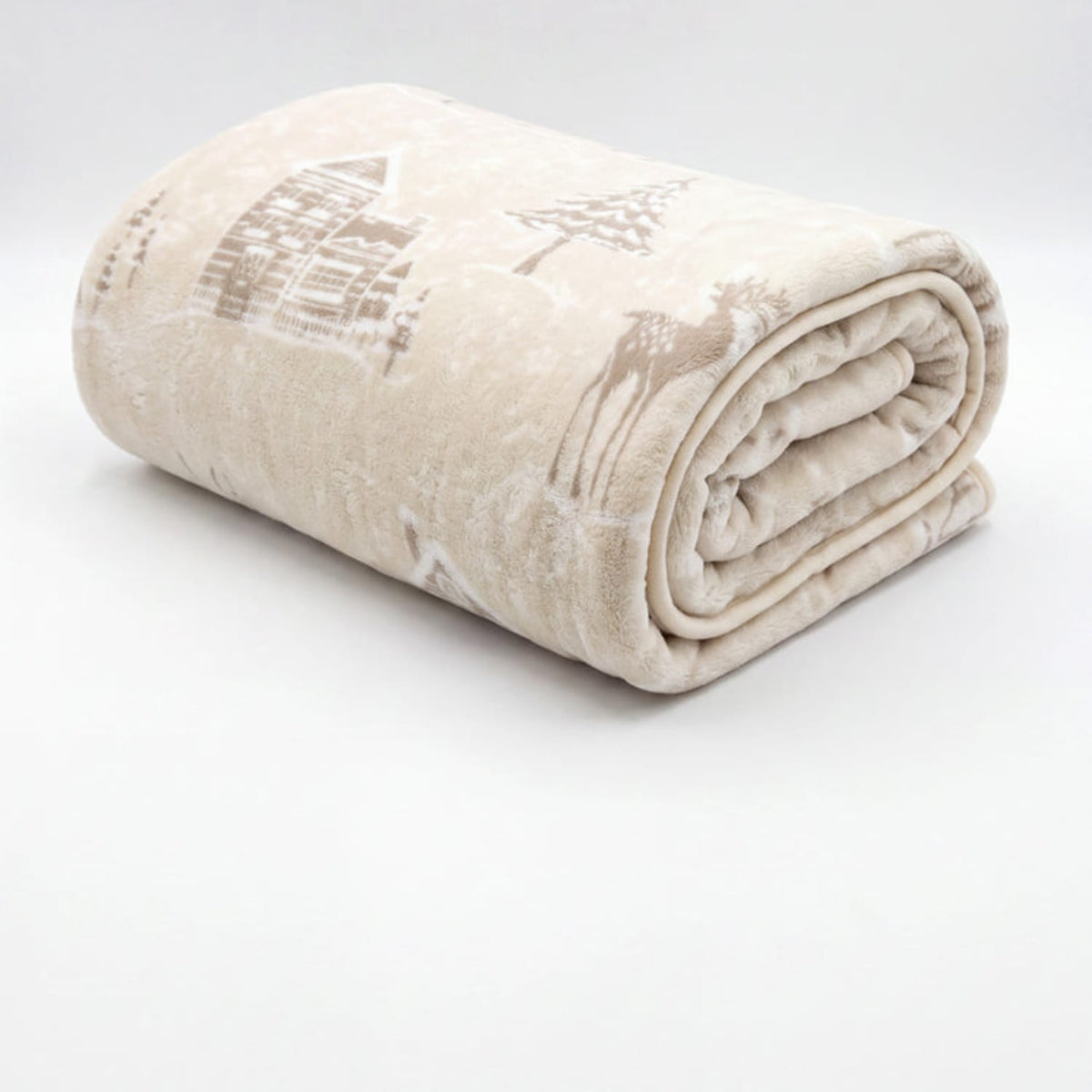 Norway Fleece Throw | 130cm x 170cm | Cream