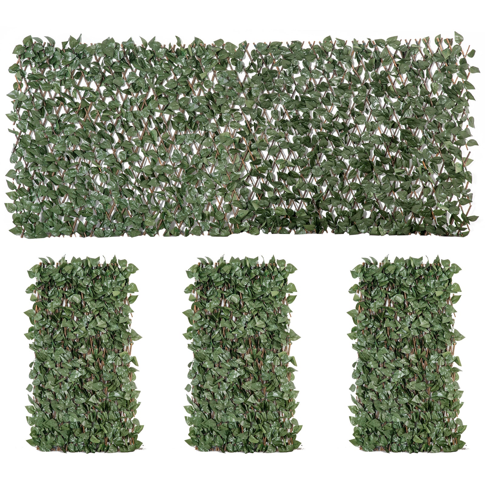 4pc Expandable Trellis Fence 2m X 1m