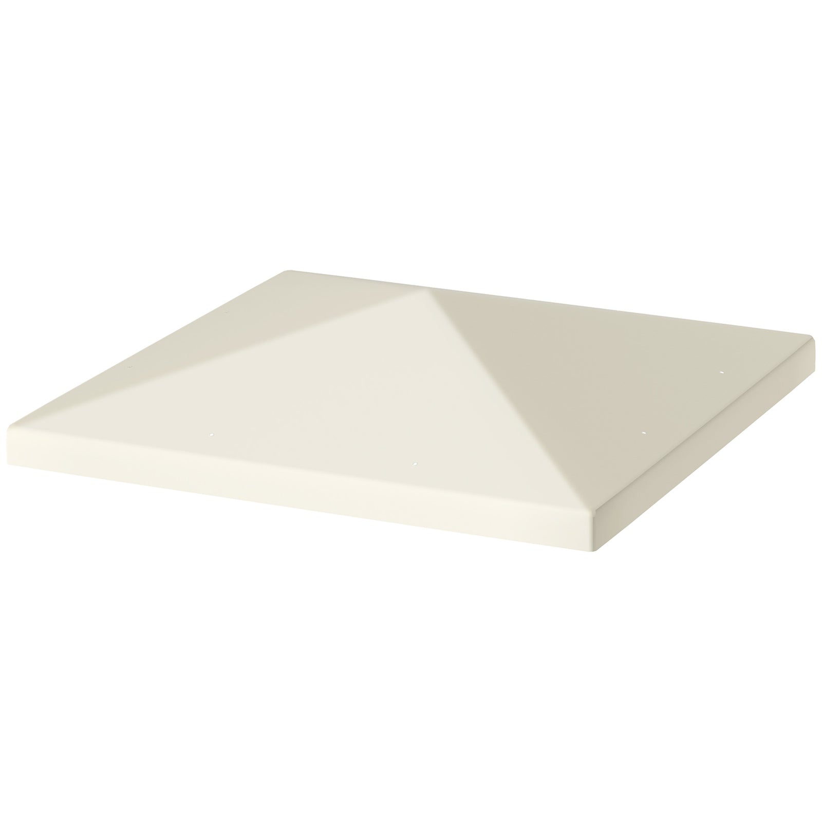 3x3m Gazebo Canopy Replacement Cover, With Drain Holes | Cream