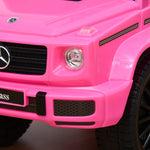 Benz G350 Kids Ride On Sliding Car W/ Under Seat Storage No Power | Pink