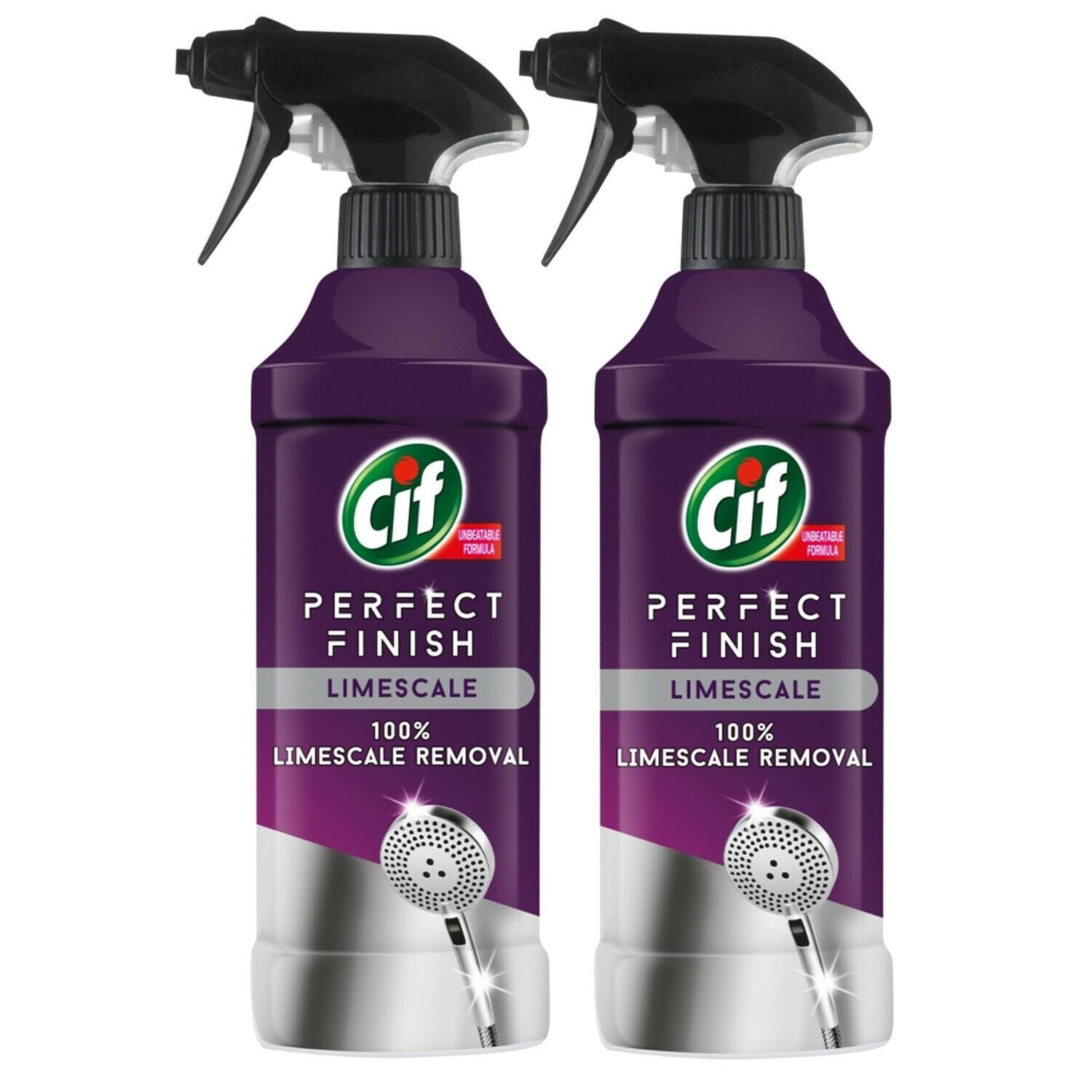 Perfect Finish 100% Limescale Removal Spray 435ml, 2pk