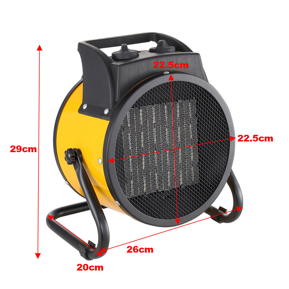 3kw Portable Electric Garage Workshop Air Heater