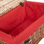 Wicker Large Packaging Hamper | Red