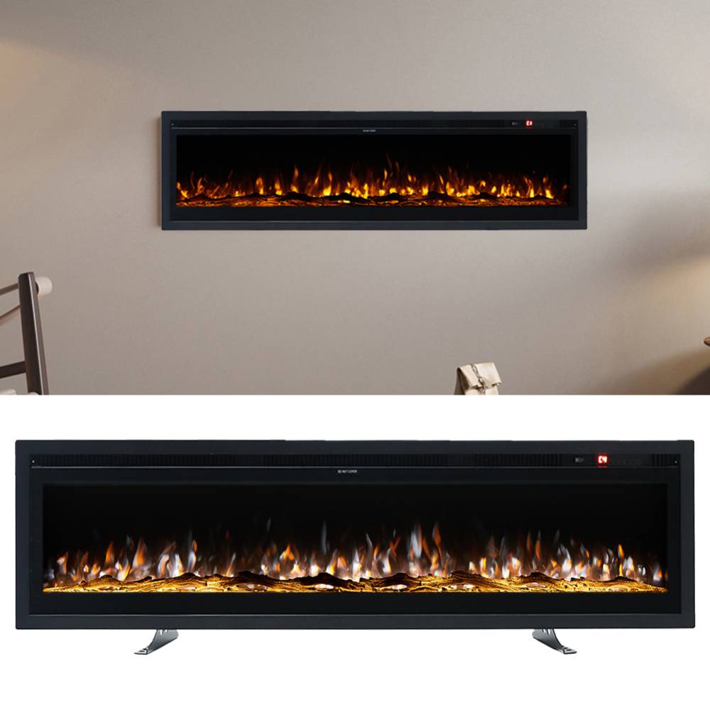 40 Inch Electric Fireplace With Remote 12 Flame Colours 1500w