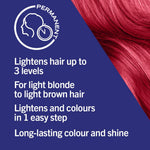 Live Colour + Lift Permanent Hair Dye Deep Coral L77, 6pk