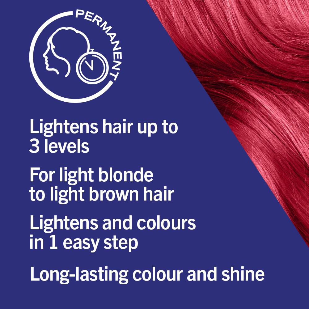 Live Colour + Lift Permanent Hair Dye Deep Coral L77