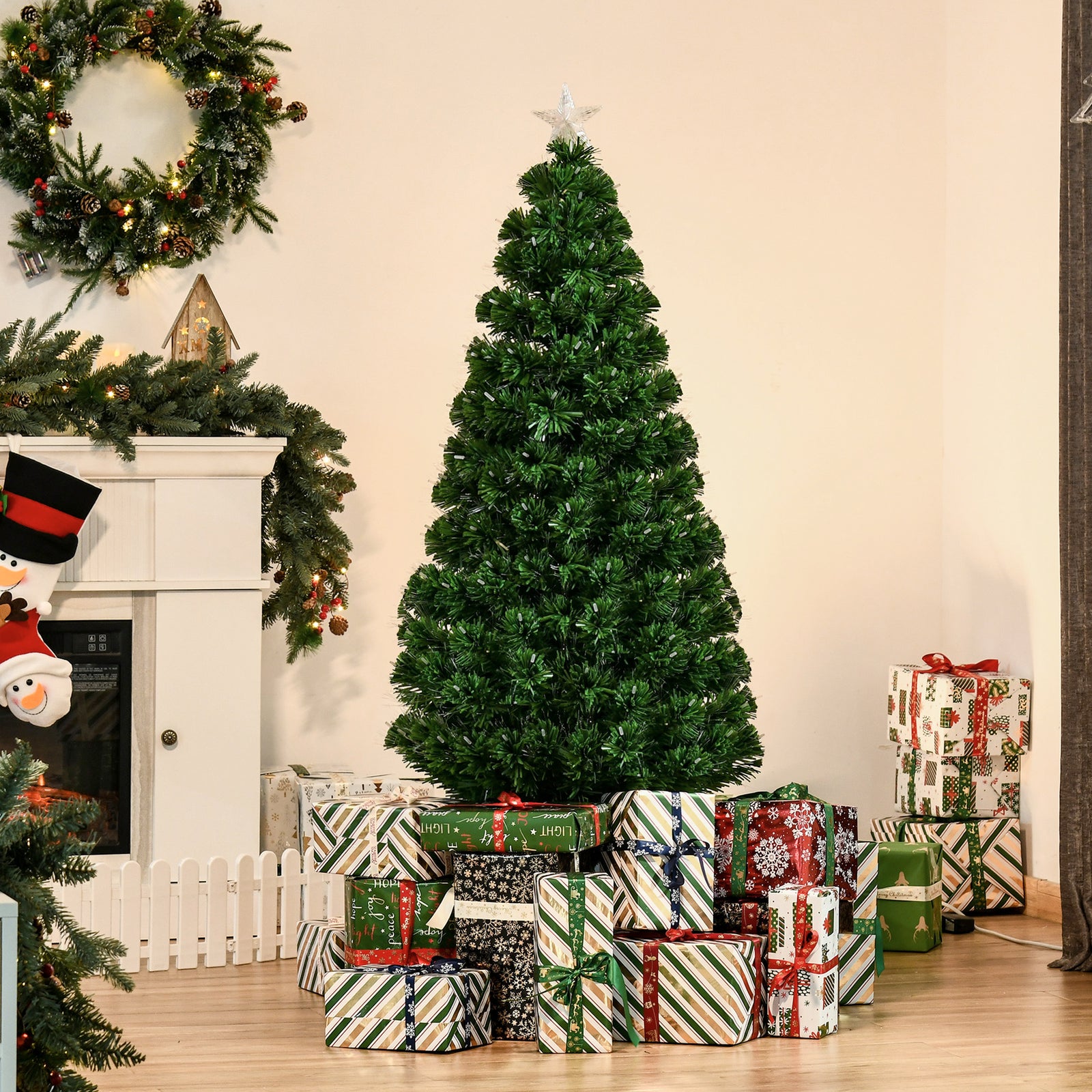 5ft Pre-lit Christmas Tree With 170 Lights | 5ft | Green